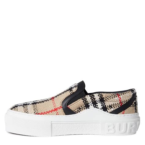 womens burberry slip on sneakers|women's Burberry sneakers on sale.